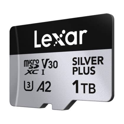 Κάρτα μνήμης Lexar Silver Plus microSDXC 1TB με προσαρμογέα SD