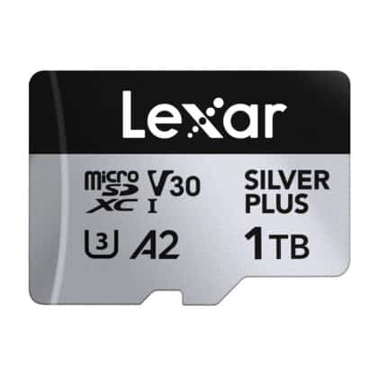 Κάρτα μνήμης Lexar Silver Plus microSDXC 1TB με προσαρμογέα SD
