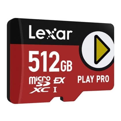 Κάρτα μνήμης Lexar PLAY Pro microSD Express 512GB
