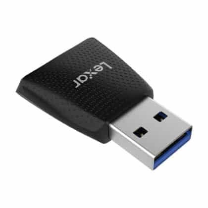 Αναγνώστης καρτών μνήμης Lexar RW330U με σύνδεση USB-A για κάρτες microSD