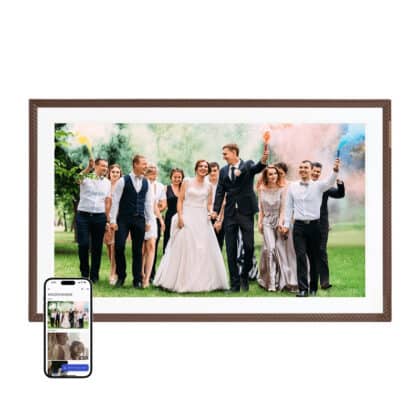 Arzopa D156 Ψηφιακή Κορνίζα Φωτογραφιών 15,6", Καφέ