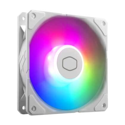 Λευκός ανεμιστήρας Cooler Master SickleFlow Edge 120 ARGB, μοντέλο MFX-B2DW-25NP2-R2