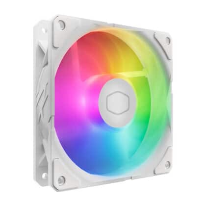 Λευκός ανεμιστήρας Cooler Master SickleFlow Edge 120 ARGB, μοντέλο MFX-B2DW-25NP2-R2