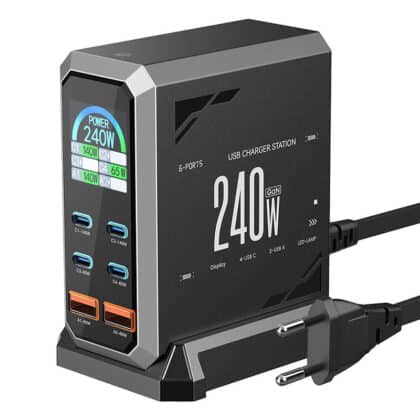 BlitzWolf BW-S31 Φορτιστής Δικτύου, 2xUSB-A, 4xUSB-C, PD, 240W