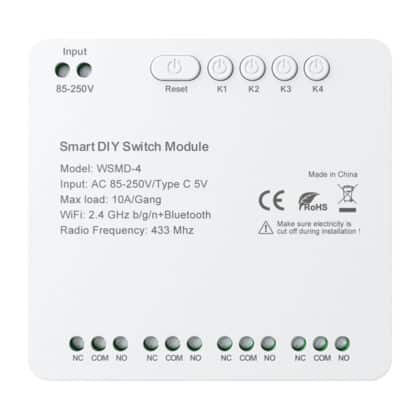 Avatto WSMD-4 Μονάδα Έξυπνου Διακόπτη 250V DIY