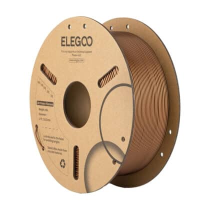 Καρούλι νήματος ELEGOO PLA Bronze 1,75 mm σε καφέ απόχρωση, βάρους 1 kg