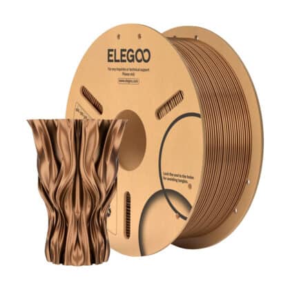 Καρούλι νήματος ELEGOO PLA Bronze 1,75 mm σε καφέ απόχρωση, βάρους 1 kg