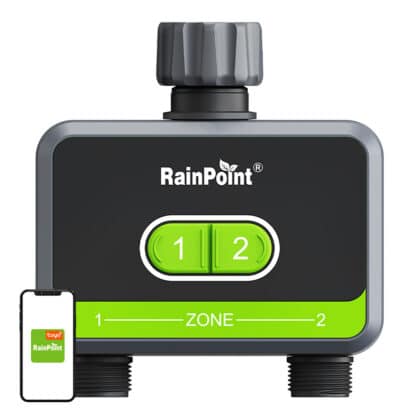 RainPoint Ελεγκτής Άρδευσης 2 Ζωνών με Εφαρμογή