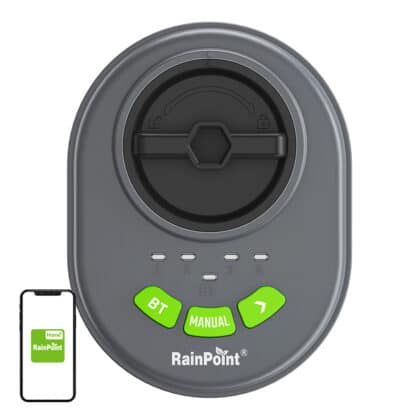 RainPoint Ελεγκτής Άρδευσης 4 Ζωνών Bluetooth με Εφαρμογή