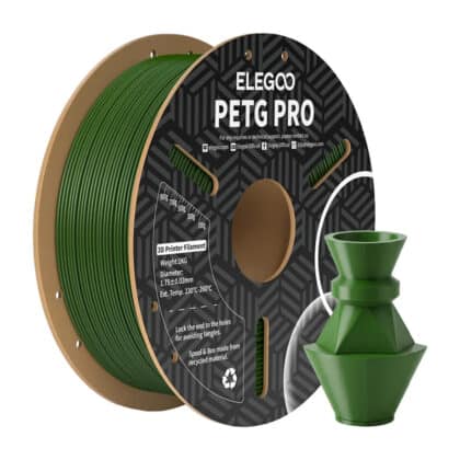 Νήμα ELEGOO PETG Pro ελαιοπράσινου χρώματος, 1,75 mm, για εκτυπωτές 3D