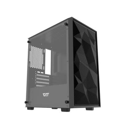 Darkflash M305 Mesh Θήκη Υπολογιστή M-ATX, Χωρίς Ανεμιστήρες, Μαύρη