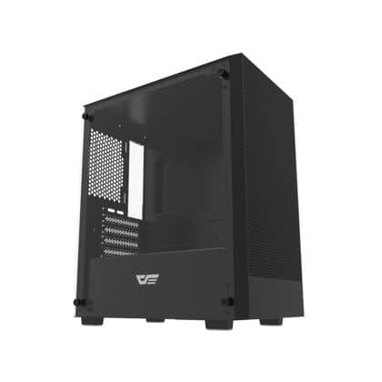 Darkflash M305 Θήκη Υπολογιστή Micro-ATX, Χωρίς Ανεμιστήρες, Μαύρη