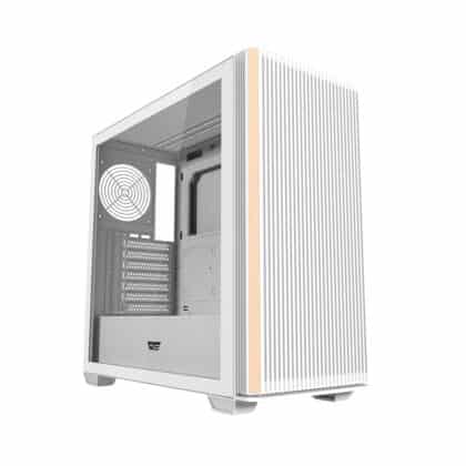 Darkflash DS900WS Θήκη Υπολογιστή ATX, Χωρίς Ανεμιστήρες, Λευκό