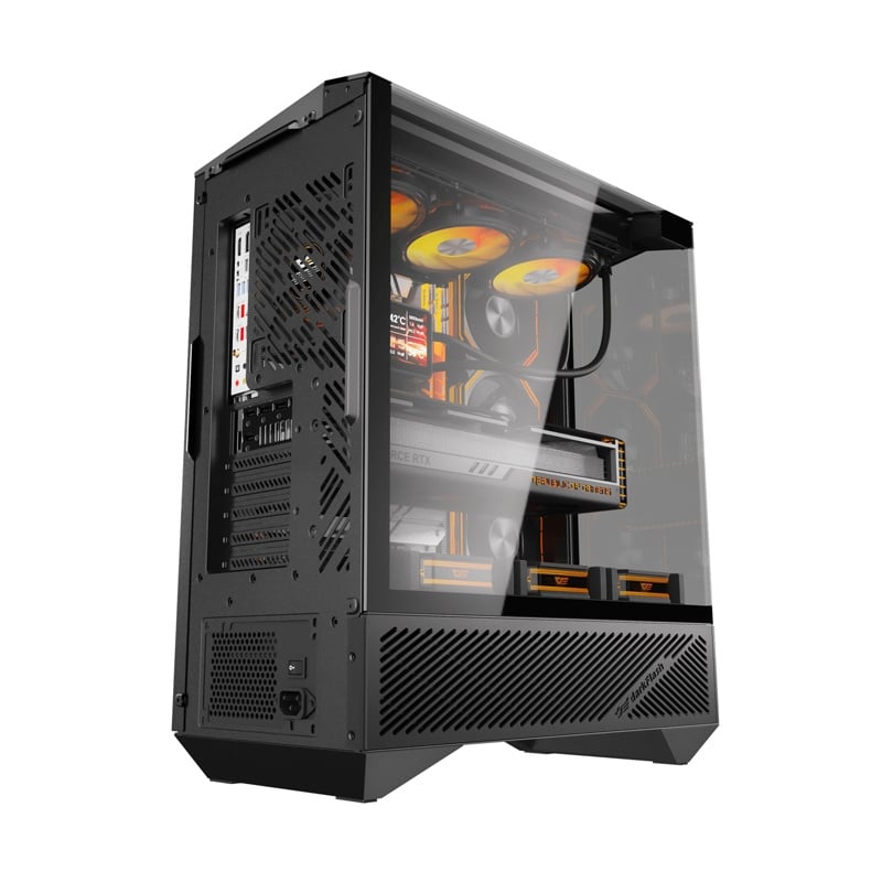 Darkflash DY460 Θήκη Υπολογιστή με 4 Ανεμιστήρες ARGB, Μαύρη - Image 3
