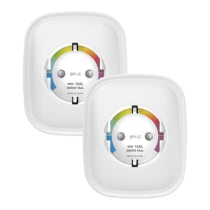 Gosund SP1-HE Έξυπνη Πρίζα WiFi 16A, 2 Τεμάχια (HomeKit)