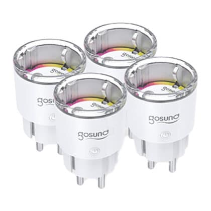 Gosund EP2-Z Έξυπνη Πρίζα ZigBee 10A, Τετραπλή Συσκευασία