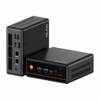 Μαύρος mini PC Peladn WO4 5600H