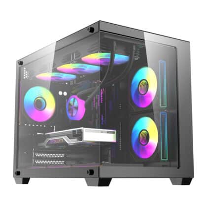 DarkFlash B275 PRO Θήκη Υπολογιστή, Μαύρη, Με 6 Ανεμιστήρες