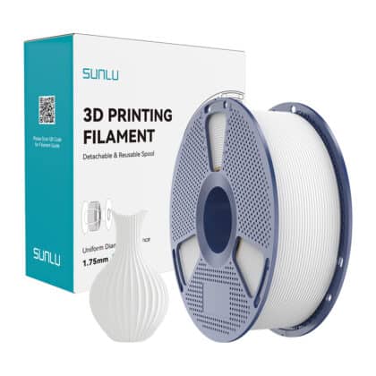 Sunlu PLA Classic White νήμα 1.75mm 1KG