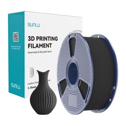 Sunlu PLA Classic Νήμα 1.75mm, Μαύρο, 1KG