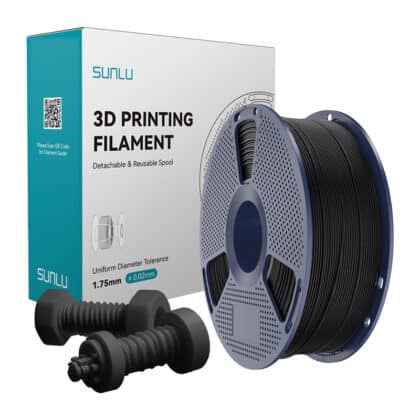 Sunlu ABS H-S 1,75 mm Νήμα Εκτύπωσης 3D, Μαύρο