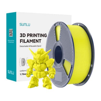 Sunlu PLA+ 2.0 Νήμα 3D Εκτύπωσης, Κίτρινο