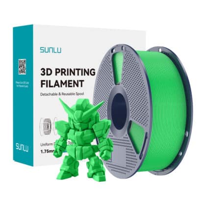 Sunlu PLA+ 2.0 Νήμα 3D Εκτύπωσης, Πράσινο