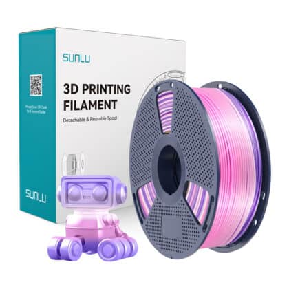 Sunlu PLA+ Silk Νήμα Ουράνιο Τόξο 03