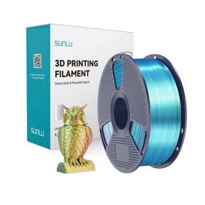 Sunlu PLA+ Silk Νήμα Τριχρωμίας, Κόκκινο-Κίτρινο-Πράσινο