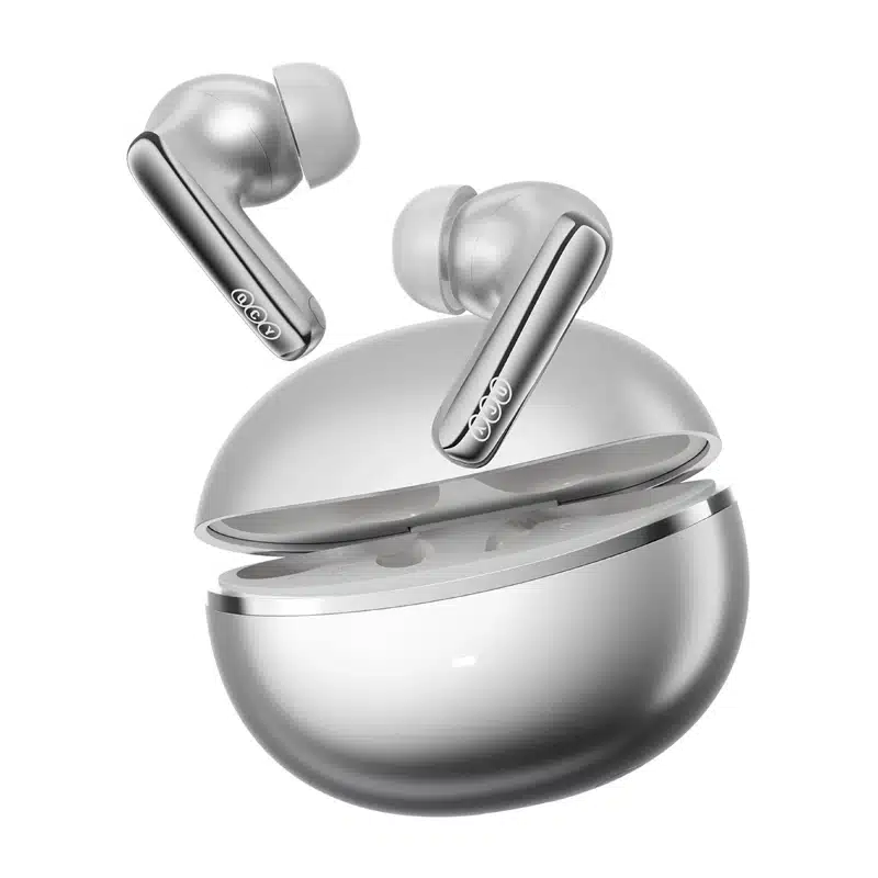 QCY HT18 Lite Ασύρματα Ακουστικά TWS, Titanium - Image 4