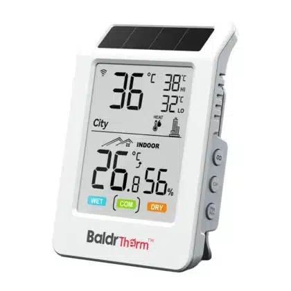 Θερμοϋγρόμετρο RainPoint BALDRTHERM HCS596WB Wi-Fi με ηλιακό πάνελ