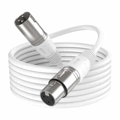 Fifine L9C Καλώδιο XLR 180 εκ., Λευκό