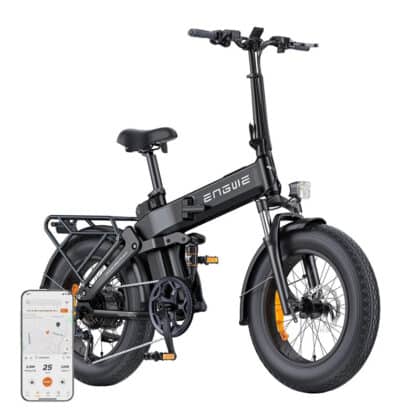 ENGWE PRO 3.0 BOOST Ηλεκτρικό Ποδήλατο 250W 20", Μαύρο