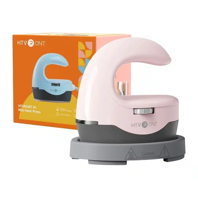 HTVRONT HPM02 Mini4 Πρέσα Θερμικής Μεταφοράς, Ροζ - Image 3