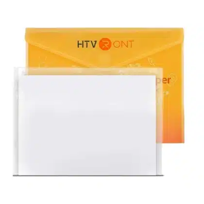HTVRONT Αυτοκόλλητη Μεμβράνη Matte A4, Λευκή