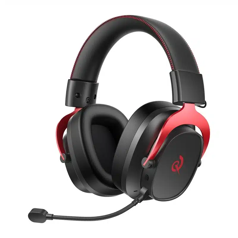 QCY Heroad VT200 Ακουστικά Gaming, Ασύρματα, 53 mm, Μαύρα και Κόκκινα - Image 2