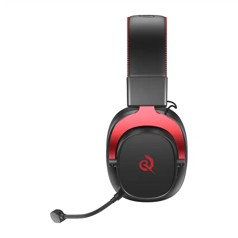 QCY Heroad VT200 Ακουστικά Gaming, Ασύρματα, 53 mm, Μαύρα και Κόκκινα - Image 4