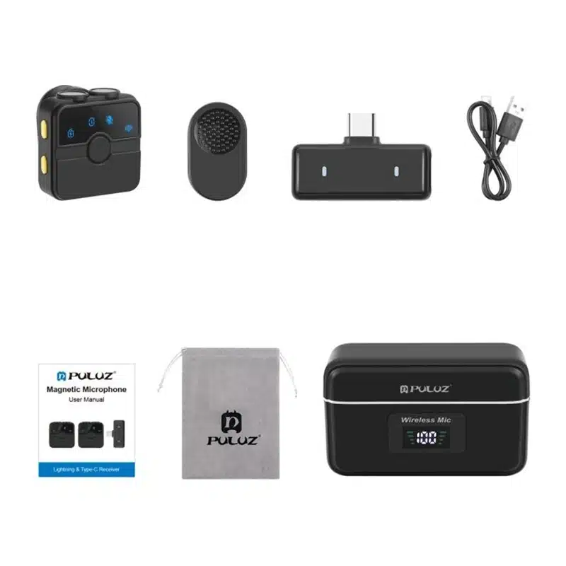 Puluz SmartLink WS300 Ασύρματο Μικρόφωνο Lavalier - Image 4