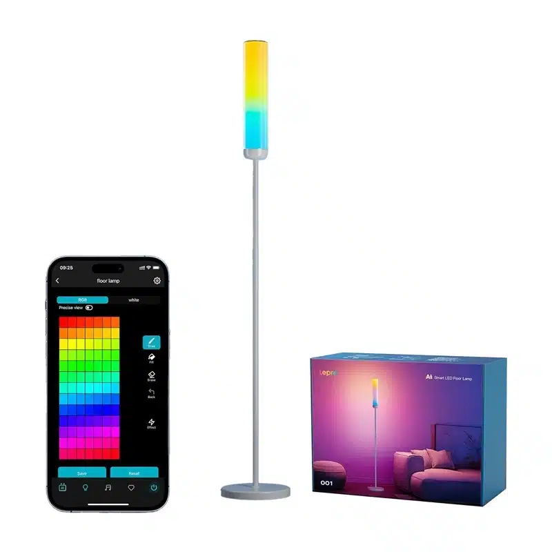 LEPRO O1 Φωτιστικό Δαπέδου RGB, 2300 lm - Image 2