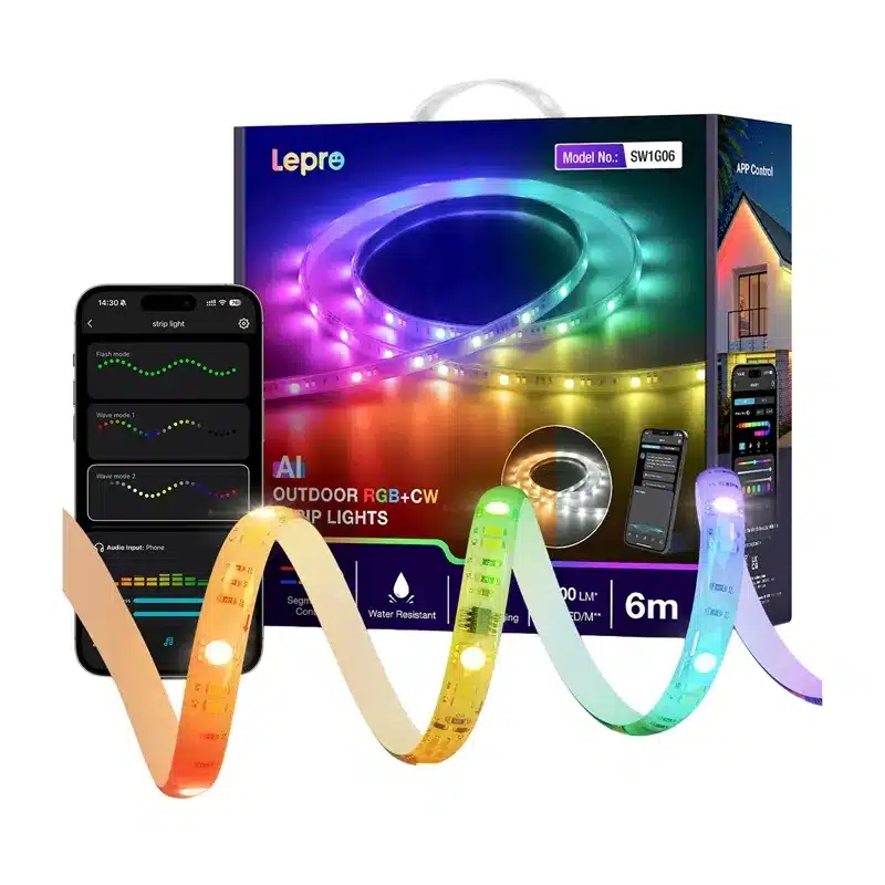 LEPRO SW1-6 RGB Έξυπνη Λωρίδα LED, 6 μ. - Image 2