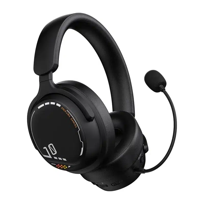 ONIKUMA GT886 Ασύρματα Ακουστικά Gaming, Μαύρα - Image 3