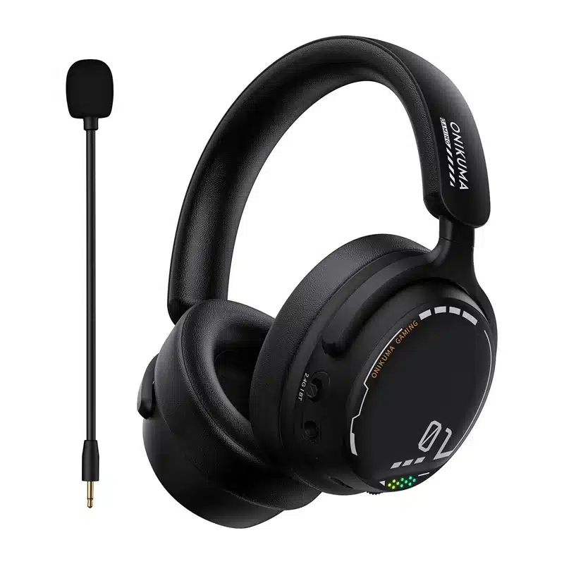ONIKUMA GT886 Ασύρματα Ακουστικά Gaming, Μαύρα - Image 4