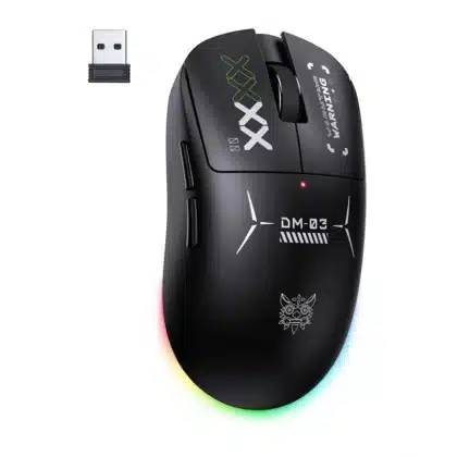 ONIKUMA DM03 RGB Ποντίκι Gaming, Μαύρο