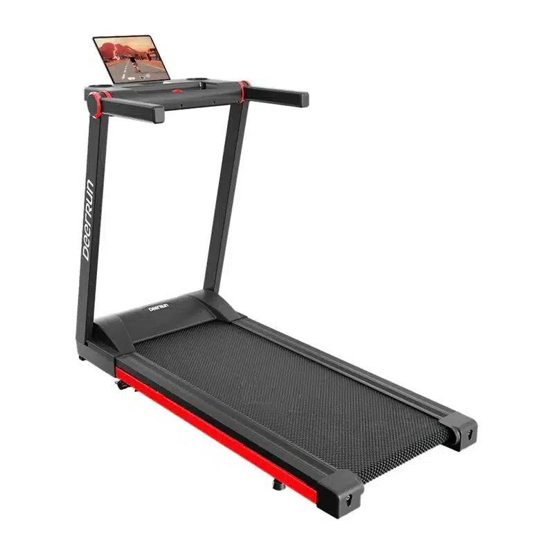 DeerRun A1 Pro Αναδιπλούμενος Ηλεκτρικός Διάδρομος, Μαύρος και Κόκκινος - Image 2