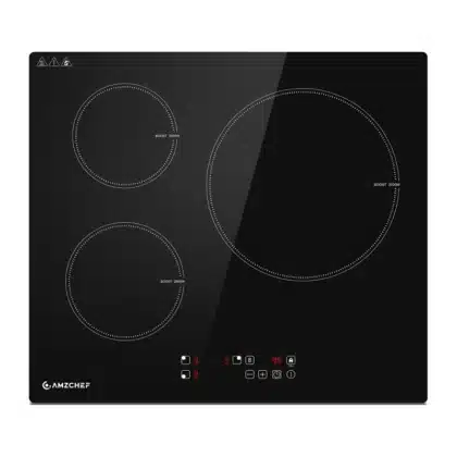 AMZCHEF CE-T-74IB3xyzf-CS Επαγωγική Εστία 3 Ζώνες, 7400 W