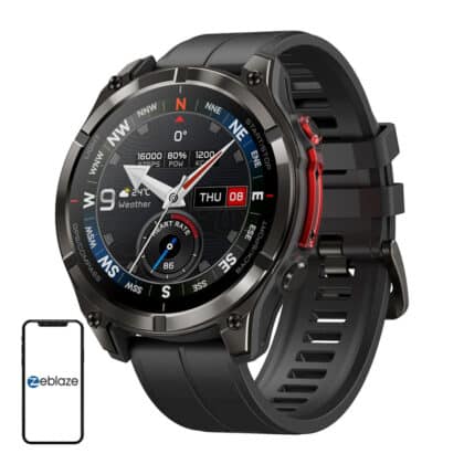 Zeblaze Stratos 4 Pro Έξυπνο Ρολόι AMOLED, Μαύρο