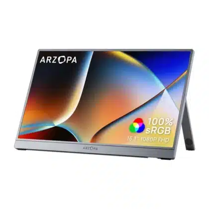 Arzopa Z1C Φορητή Οθόνη 16,1", Γκρι
