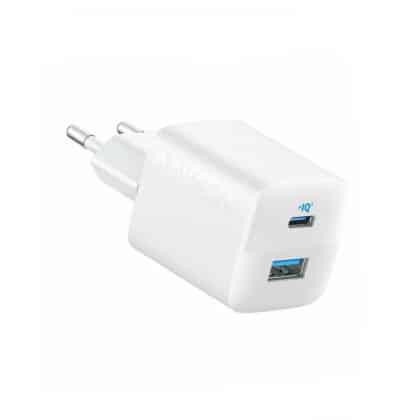 Φορτιστής τοίχου Anker 323, 33W, 3A, 1 x USB-A - 1 x USB-C, Λευκό A2331G21