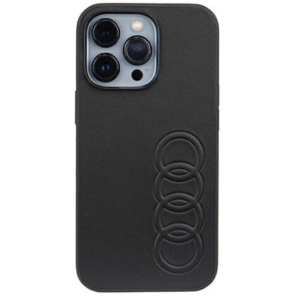 Audi Synthetic Leather - θήκη για Apple iPhone 13 Pro - Μαύρο