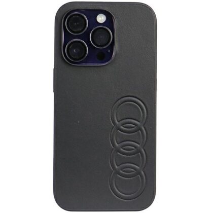 Audi Synthetic Leather - θήκη για Apple iPhone 14 Pro - Μαύρο